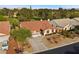 Charming single-story home with a tile roof and a well-manicured front yard, offering a welcoming curb appeal at 5020 Linkside Dr, Las Vegas, NV 89130