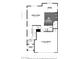 Detailed first-floor plan featuring an open-concept design with a kitchen, dining, and great room area at 5175 Capucina St # Lot 5, Las Vegas, NV 89122