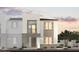 Modern two-story home featuring a sleek design and neutral color palette at 5773 Crenellated St # Lot 57, Las Vegas, NV 89148