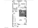 Second floor plan featuring bedrooms, bathroom, kitchen, living room and balcony at 5773 Crenellated St # Lot 57, Las Vegas, NV 89148