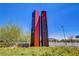 The distinctive signage for Downtown Summerlin, enhancing the community's identity and welcoming visitors at 7813 Paper Flower Ct, Las Vegas, NV 89128