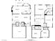 Detailed floorplan showcasing the layout of both floors of the home at 7813 Paper Flower Ct, Las Vegas, NV 89128