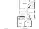 Detailed floorplan showcasing the layout of the home's second floor at 7813 Paper Flower Ct, Las Vegas, NV 89128