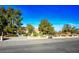 Charming single-story home with mature trees and a well-maintained front yard at 8365 S Hauck St, Las Vegas, NV 89139