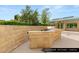 Outdoor kitchen featuring stone countertops and stainless steel grill perfect for al fresco dining at 9101 Alta Dr # 102, Las Vegas, NV 89145