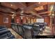Home theater featuring comfortable seating, a large screen, and classic movie posters at 9101 Alta Dr # 102, Las Vegas, NV 89145