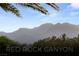 Scenic mountain view from lush landscape with palm trees and clear skies at 9101 Alta Dr # 102, Las Vegas, NV 89145