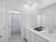 Bathroom featuring double sink vanity at 9714 Harper Edge St, Las Vegas, NV 89143