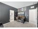 Comfortable bedroom with carpet and study table at 9714 Harper Edge St, Las Vegas, NV 89143