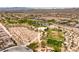 A stunning birds-eye view shows this Primary-planned community with desert landscaping, parks and walking trails at 10085 S Riley St, Las Vegas, NV 89178
