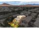 Aerial view of home with mountain view at 10085 S Riley St, Las Vegas, NV 89178