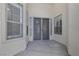 Covered front porch featuring a double door entry with side windows for natural light at 10113 Plomosa Pl, Las Vegas, NV 89134