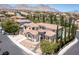 Stunning aerial view of a beautiful home in a lush neighborhood at 11550 Lampeter Ct, Las Vegas, NV 89138