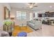 Cozy living room with stylish decor, creating a warm and inviting atmosphere for relaxation and gatherings at 12286 Silvana St, Las Vegas, NV 89141