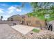 Expansive backyard patio perfect for entertaining, complemented by beautiful pavers and a cozy seating area at 1808 Peyton Stewart Ct, North Las Vegas, NV 89086