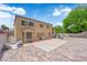 Spacious backyard featuring a large patio area, ideal for outdoor activities and relaxation at 1808 Peyton Stewart Ct, North Las Vegas, NV 89086