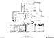 Detailed first floor plan showing the layout of the bedrooms, kitchen, and living spaces at 2436 Grassy Spring Pl, Las Vegas, NV 89135