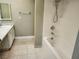 Bathroom featuring a bathtub, shower, sink, and vanity at 2773 Heritage Ct, Las Vegas, NV 89121