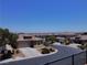 Neighborhood aerial showcasing a cul-de-sac with desert landscaping and mountain views at 4020 Driscoll Mountain St, Las Vegas, NV 89129