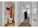 Bathroom with shower/tub combination next to bedroom at 4020 Driscoll Mountain St, Las Vegas, NV 89129