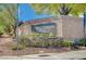 Elegant community sign for Lone Mountain Ridge amidst desert landscaping at 4020 Driscoll Mountain St, Las Vegas, NV 89129