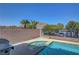 Pool with spa, barbecue and partial mountain views at 4020 Driscoll Mountain St, Las Vegas, NV 89129