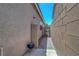 A side yard area provides additional outdoor space at 4020 Driscoll Mountain St, Las Vegas, NV 89129