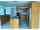 Modern kitchen with stainless steel appliances, granite countertops, and custom cabinetry at 4575 Dean Martin Dr # 3206, Las Vegas, NV 89103