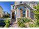 Charming two-story home featuring a stylish entry gate and complemented by well-maintained landscaping at 459 Astillero St, Las Vegas, NV 89138