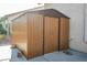 Backyard showing the shed at 5133 Burr Oak Dr, Las Vegas, NV 89130