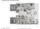 Detailed overhead floor plan featuring multiple rooms and a two-car garage at 5400 Mello Ave, Las Vegas, NV 89131