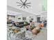 Expansive open-concept living area with stylish furnishings and access to outdoor spaces at 5400 Mello Ave, Las Vegas, NV 89131