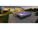 Luxury backyard with a pool, spa, and well-designed landscaping for relaxation and entertainment at 5400 Mello Ave, Las Vegas, NV 89131