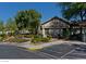 Community entrance with well-maintained landscaping and signage, offering a welcoming first impression at 5710 E Tropicana Ave # 2178, Las Vegas, NV 89122