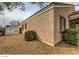 Low maintenance backyard with gravel landscaping and plenty of room for outdoor activities at 6712 Tattler Dr, North Las Vegas, NV 89084