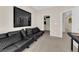 Spacious bedroom featuring contemporary decor and neutral carpet at 6739 Quapaw St, Las Vegas, NV 89149