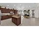 Bright eat-in kitchen features granite counters, stainless appliances, and recessed lighting at 6739 Quapaw St, Las Vegas, NV 89149
