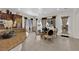 Granite countertops compliment the kitchen eat-in area with backyard access and views at 6739 Quapaw St, Las Vegas, NV 89149
