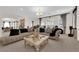 Open living area with elegant furniture and a cozy ambiance at 6739 Quapaw St, Las Vegas, NV 89149