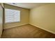 Bedroom with plush carpeting, large window with blinds, and neutral walls at 8010 Coffee Tree Ct, Las Vegas, NV 89123