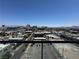 Stunning city view from the balcony with mountains in the distance at 900 Las Vegas Blvd # 1003, Las Vegas, NV 89101