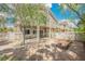 Backyard has fence, some shade trees and brick-paver patio at 9490 Thunder Sky St # 102, Las Vegas, NV 89178