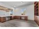 Bright office with large desk area and built-in shelving, perfect for working from home at 1 Costa Del Sol Ct, Henderson, NV 89011