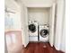 Laundry closet featuring washer and dryer at 10381 Poker Alice Ct, Las Vegas, NV 89129