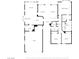 Detailed floor plan showcasing the layout with bedrooms, bathrooms, kitchen, and living areas at 10720 Bennington Ct, Las Vegas, NV 89134