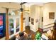 Bright foyer with high ceilings and dark wood floors, leading to an outdoor patio at 11 Via Vita Bella, Henderson, NV 89011