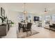 Open dining area offering modern decor, neutral colors, and plentiful natural light at 130 W Fairway Rd, Henderson, NV 89015
