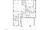 Detailed floor plan showcasing the layout of the home including living spaces, bedrooms, and garage at 130 W Fairway Rd, Henderson, NV 89015