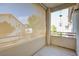 Covered patio with privacy screen and views of the surrounding neighborhood at 1405 S Nellis Blvd # 2117, Las Vegas, NV 89104