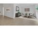 Elegant dining room with modern furnishings and neutral decor at 164 Cabo Cruces Dr, Henderson, NV 89011